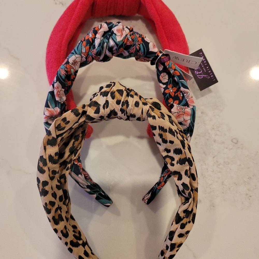 JCrew Headbands set of 3
